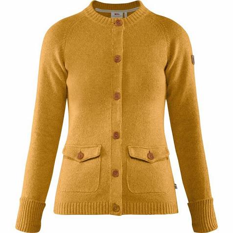 Fjällräven Greenland Sweater Yellow Singapore For Women (SG-331839)